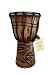 Djembe Drum Solid Wood Deep Carved Bongo Congo African Drum - 12