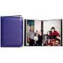 Pioneer Wallet Oxford Bound Photo Album, Random Solid Color Sewn Leatherette Covers with Brass Accent Corners, Holds 24 2.5" x 3.5" Wallet Photos, 1 Per Page
