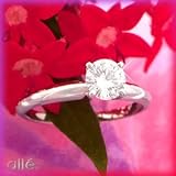 14K White Gold .50CT Round Brilliant Diamond Solitaire Ring
