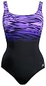 Reebok Women's Waterfitness Water Border One Piece Tank Swimsuit