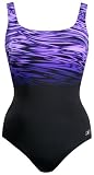 Reebok Women's Waterfitness Water Border One Piece Tank Swimsuit