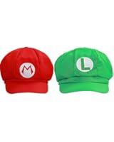 XCOSER Classical Super Bro Hat Cap for Halloween Costume Unisex