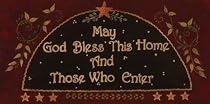 Art Poster Print - May God Bless This Home - Artist: Jo Moulton - Poster Size: 20 X 10 inches