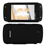 Black Rubberized Protector Hard Case for Samsung Sidekick 4G