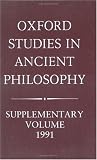 Aristotle and the Later Tradition: Supplementary Volume (Oxford Studies in Ancient Philosophy)