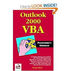 Outlook 2000 VBA Programmers Reference