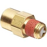 Control Devices Brass Ball Check Valve, NPT Female x NPT Male