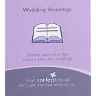 Wedding Readings: Poetry and Prose for Church and Civil Weddings (Confetti Series - Mini... by  Confetti