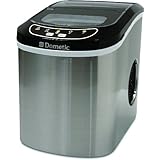 Image : Dometic HZB-12SA Black Stainless Steel Portable Top Load Ice Maker