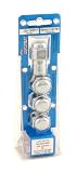 Mr. Lugnut 30-1931 Standard Two-Piece Mag Lug Nuts (12mm x 1.50 Thread Size)  - Pack of 4