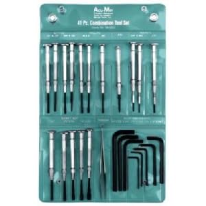 Moody Tools 58-0252 25 Pc. Steel Handle Slot Cp Hex Nut Driver and Hex Key Set With Tweezers and... by ACU-MIN
