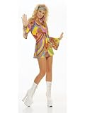 Halloween Sexy Hippie Dress Retro Sixties 60s 70s Disco