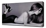 Doutzen Kroes - Canvas Art Print - Framed Size 20