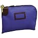 PM Company 04629 Night Deposit Bag with Zipper Lock, 12w x 9h, Nylon, Blue