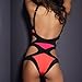 Meilun Women's Rayon Colorblock Bandage Swimsuit One Piece Bikini