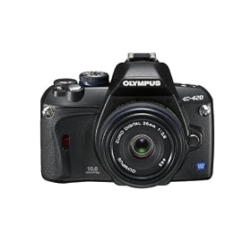 Olympus E-420 DSLR Camera With 25mm lens
