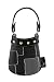 Kangaroo Universal Accessory Case for Cell Phones - Gray/Black Studded