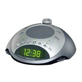 HoMedics SS-4000 Sound Spa Classic Deluxe Clock Radio & Sound Machine with Time Projection