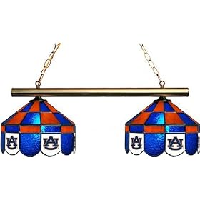 NCAA Auburn Tigers 2-Light Executive Game Table Lamp