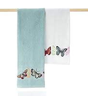 2 Butterfly Hand Towels