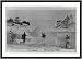 Historic Print (M): H.R. Patrick with two other men of the U.S. Weather Bureau and ki...