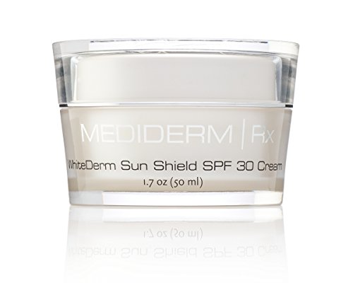 MediDerm Sun Shield SPF 30 Sunscreen & Anti-Aging Moisturizer Cream For Face & Body - Oil Free, Hypoallergenic Lotion With Skin Whitening Complex For Blemish and Dark Spot Removal - With Aloe and Vitamin E