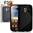 Tigerbox S-Line Hydro Gel Skin Case Cover for Samsung Galaxy Ace 2 i8160 With Screen Protector (Black)