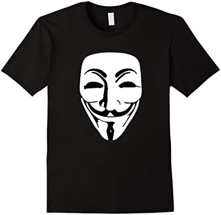 Anonymous Mask T-shirt - Male XL - Black