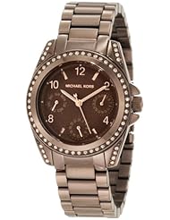 Michael Kors Mini-Size Blair Multi-Function Glitz Watch, Espresso