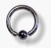 10g 1/2 Captive Bead ring
