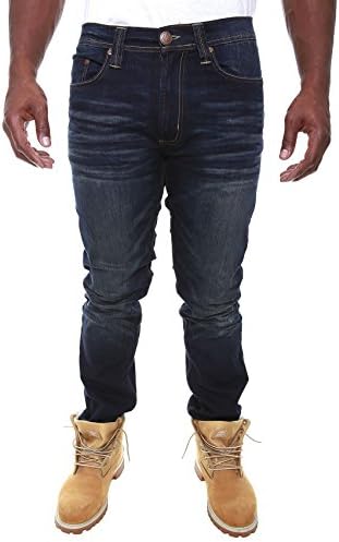 M1748 - Vintage MAKOBI Marbelized Wash Jeans with Lycra(44/33)