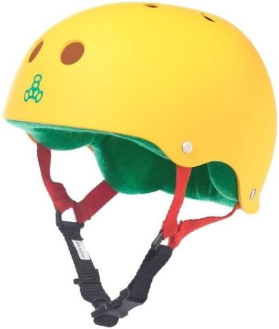 Triple 8 Brainsaver Rubber Helmet with Sweatsaver Liner