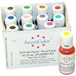 12 Color Soft GEL KIT .7 Ounce .7oz Cake Decorating Soft Gel Paste Food Color