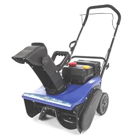 Snow Joe Max SJ803 21-Inch 179cc 4-Cycle Gas Powered Single-Stage Snow Thrower With Electric Start