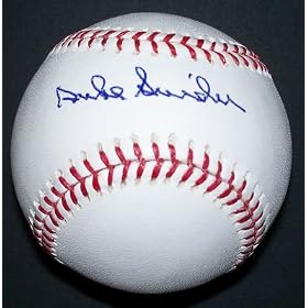 Duke Snider Autographed Ball - Official Ml - Autographed Baseballs