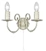 Tuscany Double Wall Light Ivory / Cream Painted Finish