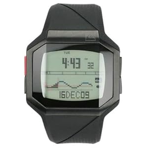 Quiksilver Men's Digital Surf Watch M128TR-BLK With Polyurethane Strap Quiksilver Men's Digital Surf Watch M128TR-BLK With Polyurethane Strap