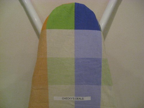 Household Essentials Ironing Board Cover and Pad - Orange Yellow Purple and Green Boxed