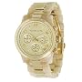 MICHAEL Michael Kors Watch, Women's Goldtone Mixed Metal and Horn Acrylic Bracelet MK5139