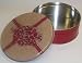 Gourmet Food : Scott's Cakes 2 1/2 lb. Christmas Ginger Snap Cookies in a Large Red Bow Tin