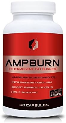 Thermogenic Fat Burner - AMPBURN thermo - Burn Fat Fast, Boost Metabolism - Fat burner for Men - Fat burner for women-Suppress Appetite - 100% Money Back Guarantee, 60 cap