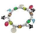 Pugster Colorful Butterfly Charm Bracelet