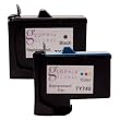 Sophia Global Remanufactured Ink Cartridge Replacement for Dell 7Y743 and 7Y745 (1 Black, 1 Color)