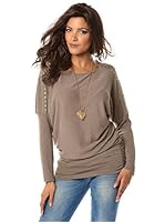 Bleu Marine Jersey Lou (Taupe)