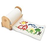 Kid's Multi-Color Wood Table Top Drawing Paper Center