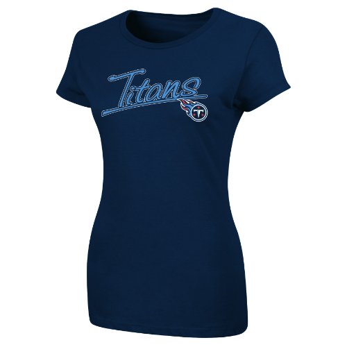 NFL Tennessee Titans Franchise Fit Short Sleeve Crew Neck Tee, Athletic Navy, X-Large