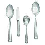 Waterford Grafton Street 18/10 Stainless Steel 4-Piece Hostess Set