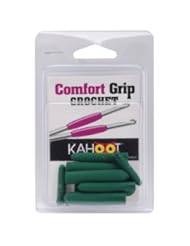 Art and Craft Supply: Comfort Grip Crochet Hook 10/Pkg - Assorted Colors (one color per package) - Notions - In Network