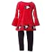 Toddler Little Girls Clothing RED SCOTTY Outfit FLAPDOODLES Girl 2T-6X