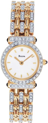 Bulova Watches, Ladies Bulova Swarovski Crystals 98T11, Womens Watches, Womens Bulova Watches